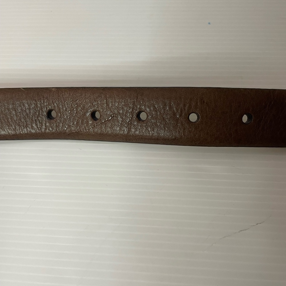 Trafalgar Potomac Brown Italian Leather Belt size 36 NWT - Picture 8 of 9